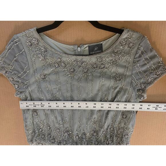 NWT ADRIANNA PAPELL DRESS GOWN 6 MOTHER OF THE BRIDE BRIDESMAID FORMAL EVENING - Picture 12 of 15